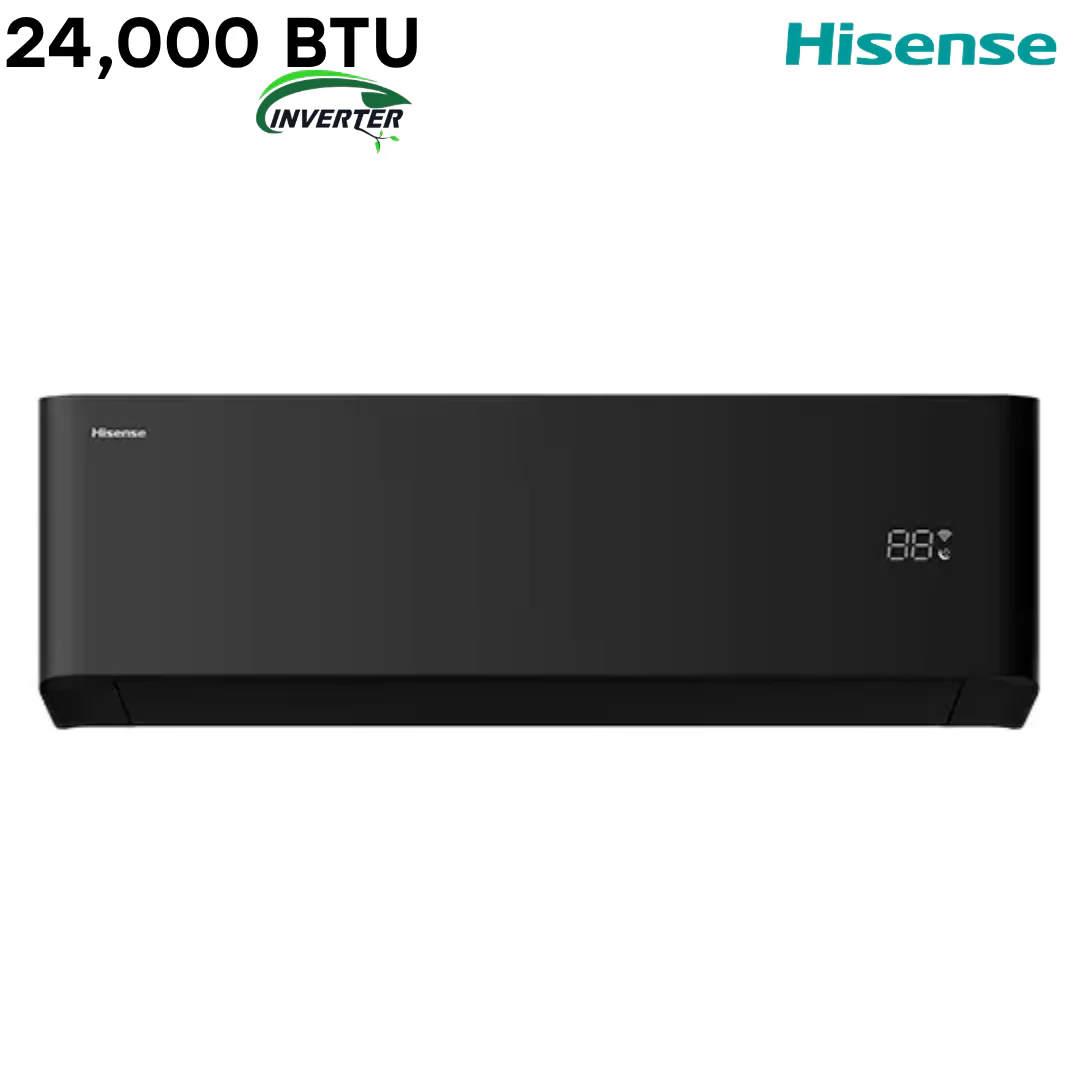 Aire Acondicionado Split Hisense ATR242HB Inverter 24,000 BTU Negro Premium Wi-Fi | SEER 20 | Hi-Nano