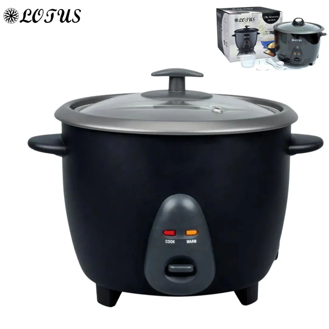 Arrocera Eléctrica 1.8L Negro Lotus LT-C1119