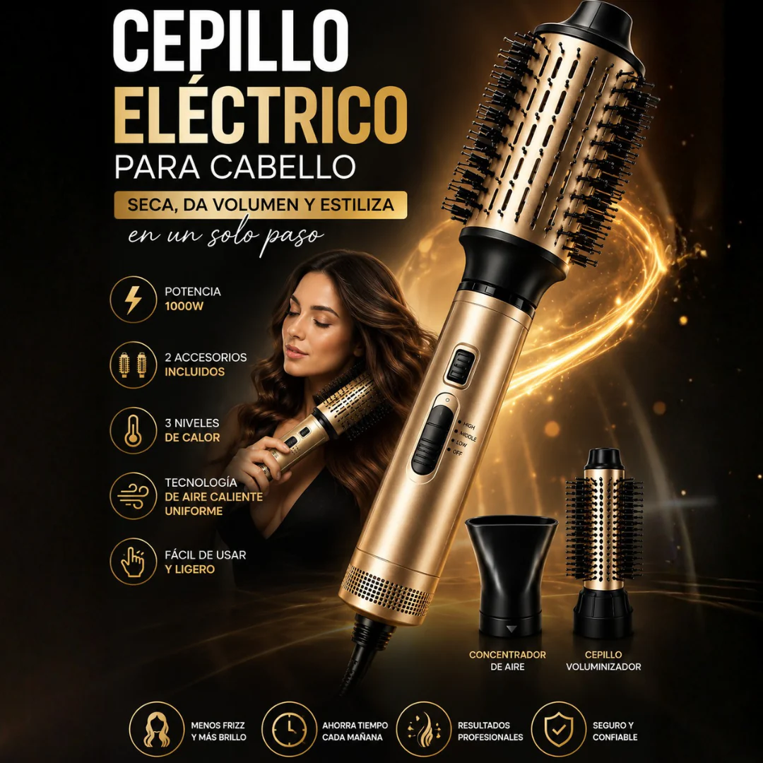Cepillo de Aire Ovalado Remington AS8821-110F Ceramic & Titanium | Seca, Alisa y Da Volumen al Cabello Remington - Image 4