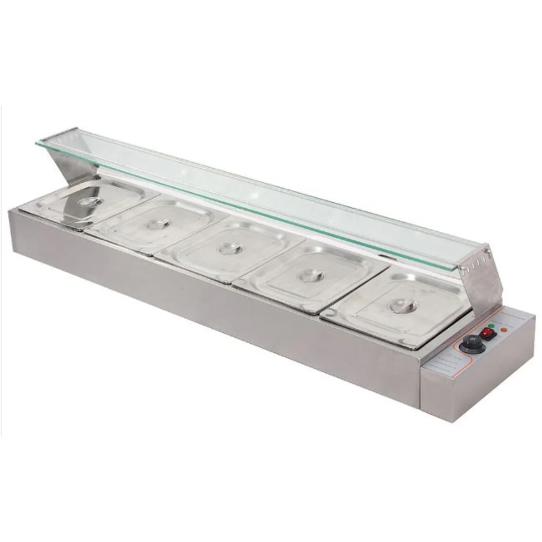 Baño María Eléctrico de 5 Bandejas 1450*350*360mm HBM-25