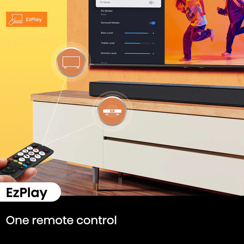 Barra de Sonido Todo en Uno 2.1 Canales con Subwoofer 240W Dolby Digital Bluetooth Hisense A620 - Image 5