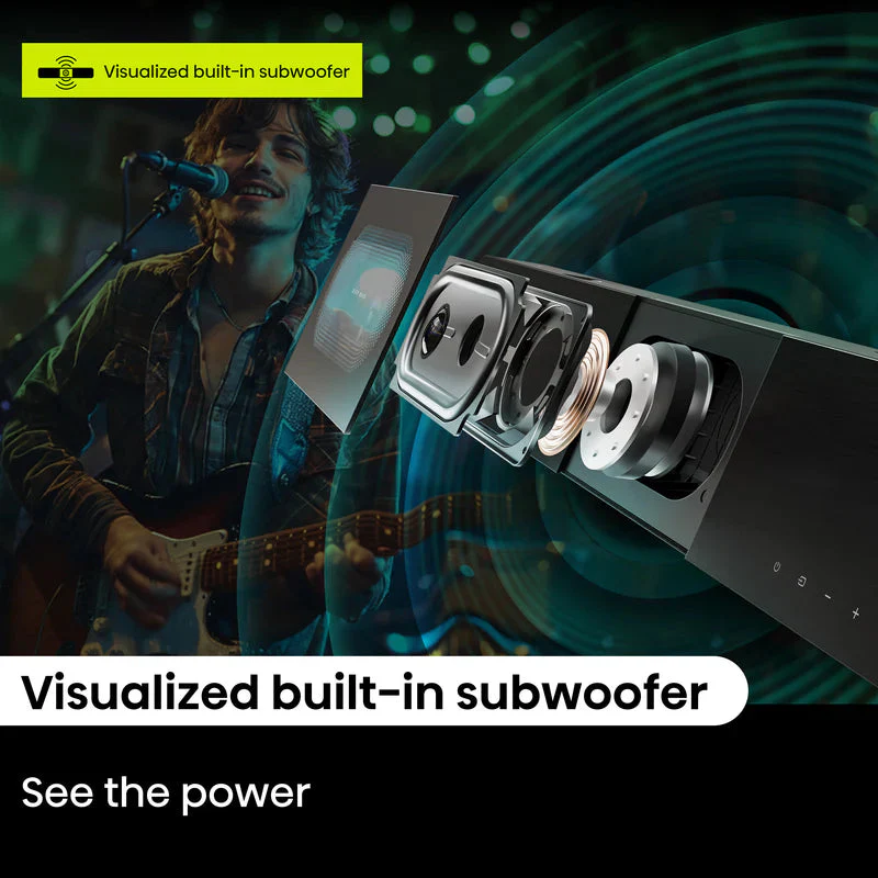 Barra de Sonido Todo en Uno 2.1 Canales con Subwoofer 240W Dolby Digital Bluetooth Hisense A620 - Image 9