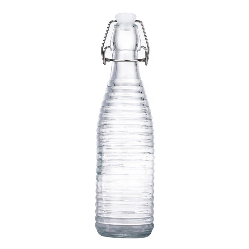 Botella de Vidrio con Tapa Hermética 9x32cm FSK8865