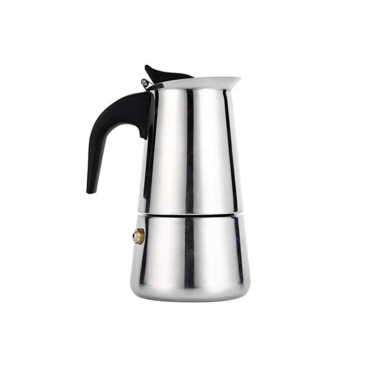 Cafetera de Espresso Moka en Acero Inoxidable 6 Tazas Lotus LT-N600 Expresso. Cafeteras italianas.