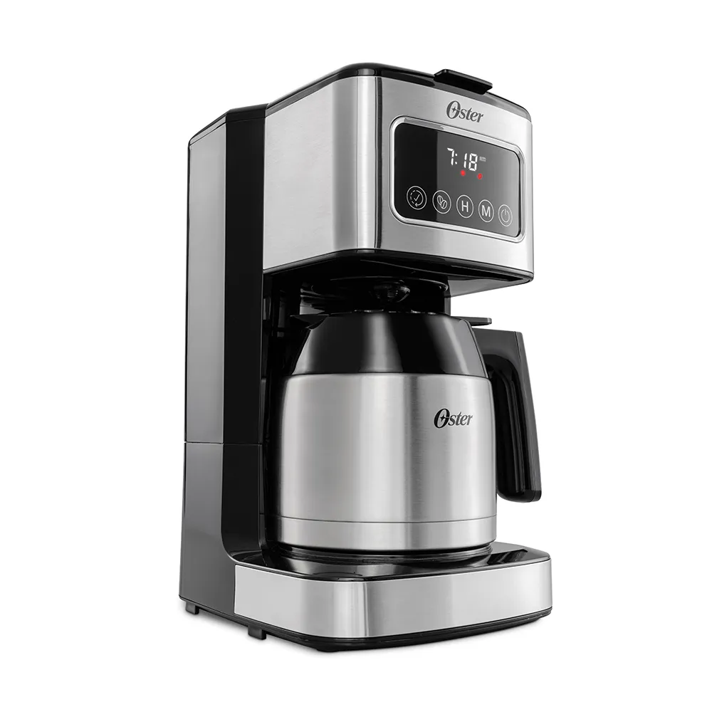 Cafetera Programable de 8 Tazas Pantalla Táctil Negro Acero Inoxidable Oster BVSTDC4404 - Image 2