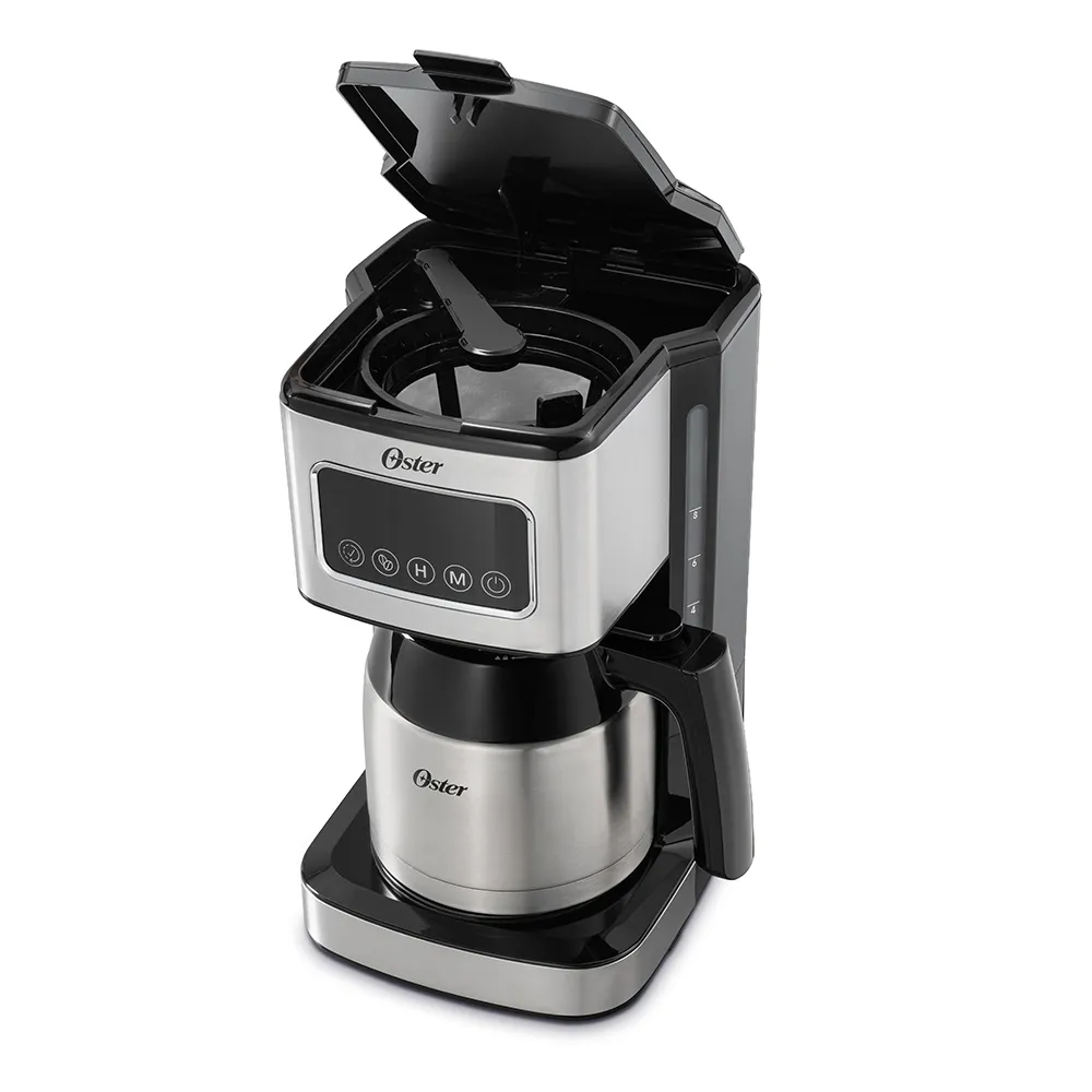 Cafetera Programable de 8 Tazas Pantalla Táctil Negro Acero Inoxidable Oster BVSTDC4404 - Image 3