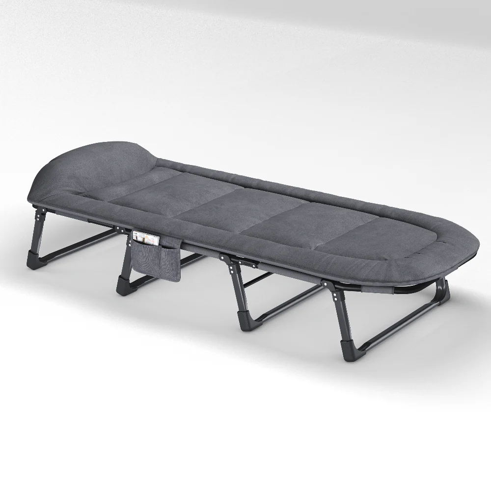 Cama Auxiliar Plegable Catre Portátil. Silla Reclinable Convertible En Cama. Catre Con Respaldo Ajustable. 180cm BCH-BC23 - Image 2