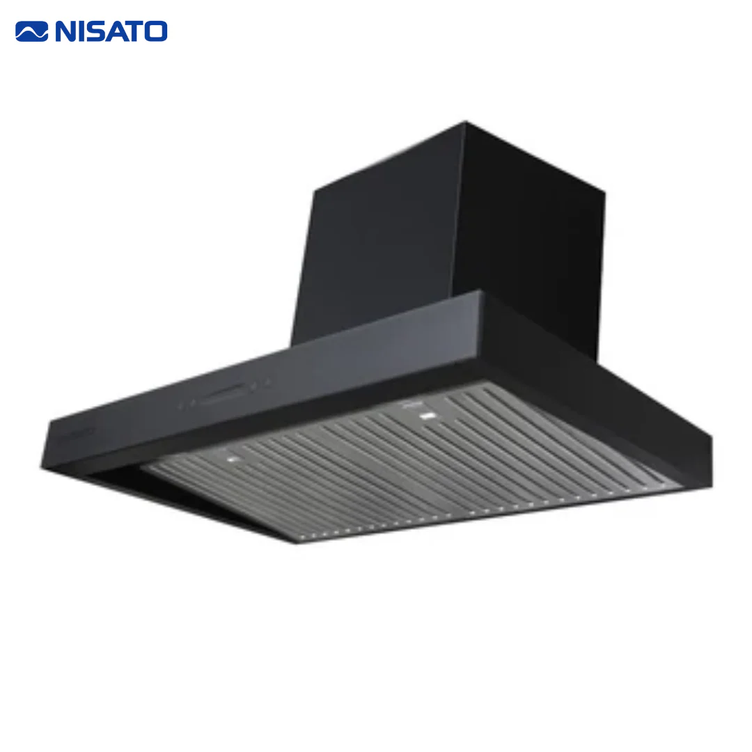 Campana Extractor de Grasa 30"/76cm 4 Velocidades con Temporizador Luz LED Nisato NHD-77PRODGNN9
