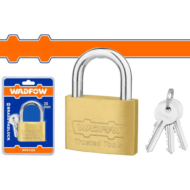 Candados Cortos De Latón. Incluye 3 Llaves. Wadfow WPD1440