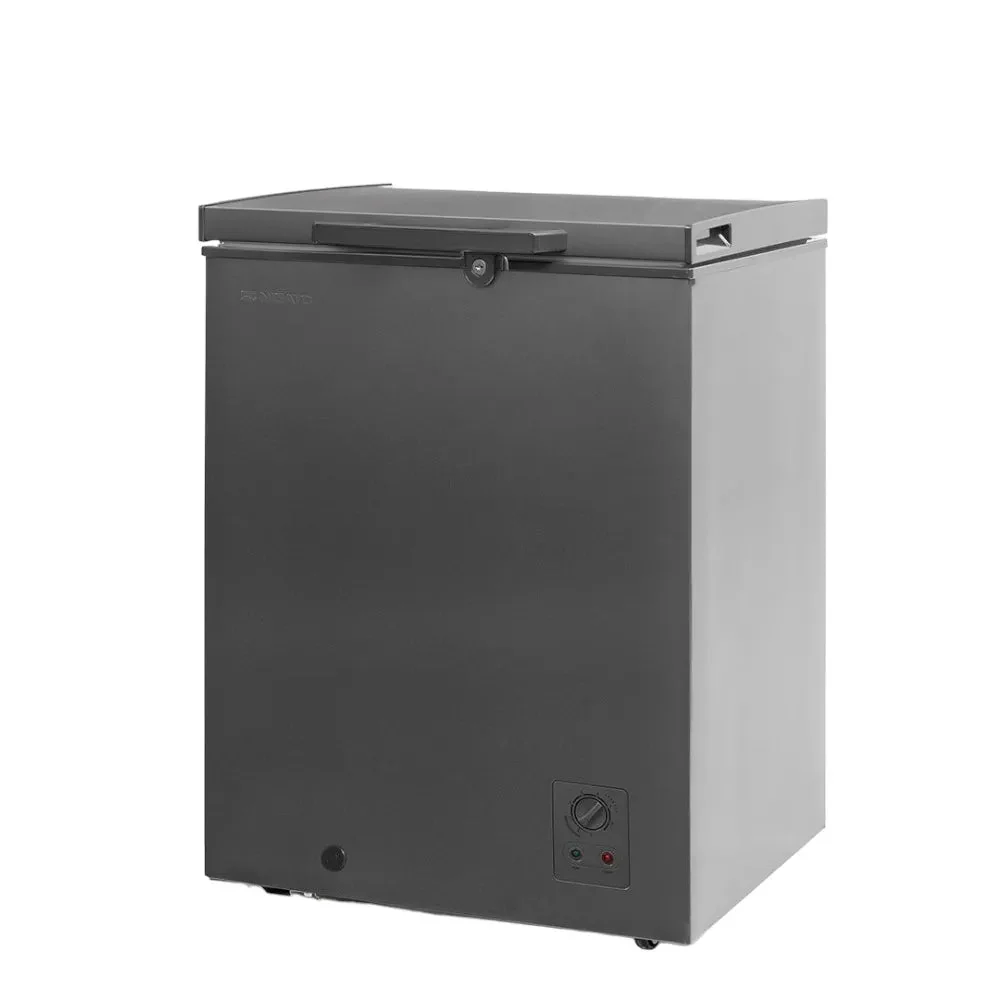 Congelador Eléctrico 3.5P3 Gris con Llave Nisato NCH-35DASBW Freezer. - Image 3