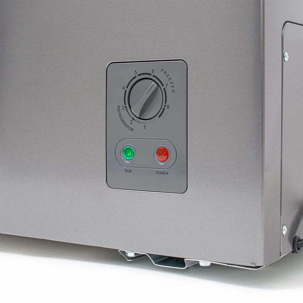 Congelador Eléctrico 3.5P3 Gris con Llave Nisato NCH-35DASBW Freezer. - Image 4