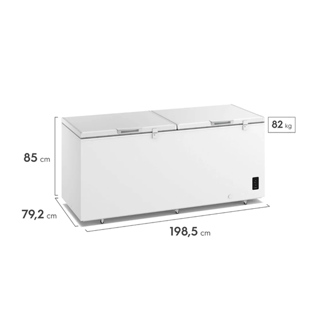 Congelador Freezer Horizontal Frigidaire FFH25S3N5AW de 24.8 Pies Cúbicos – Blanco - Image 6