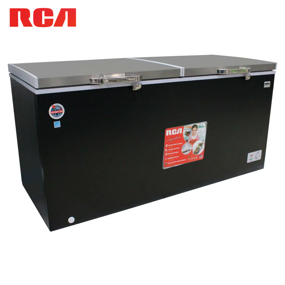 Congelador Horizontal Negro 20p3 RCA RCSF202DA Freezer.