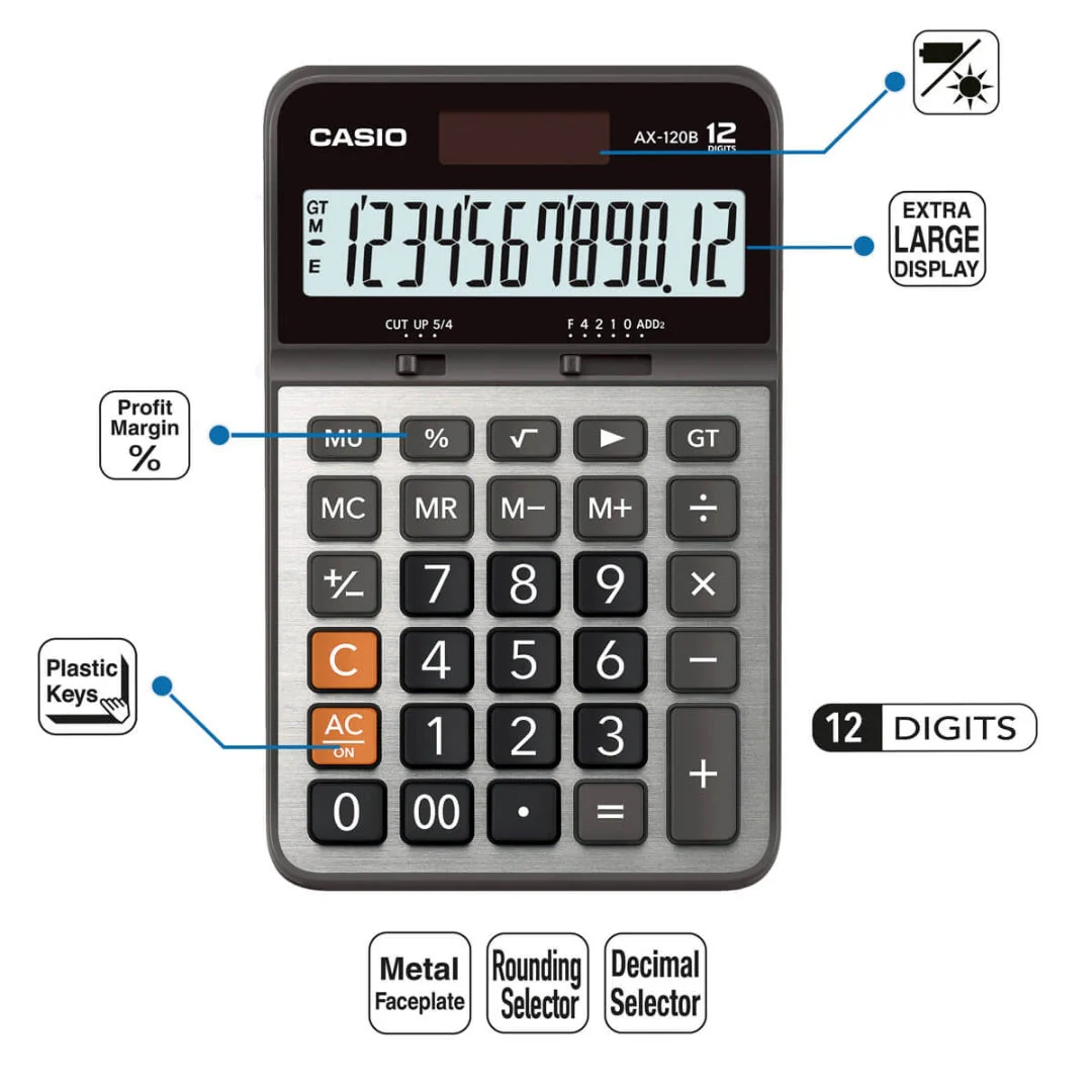 Calculadora Casio AX-120B - Image 2