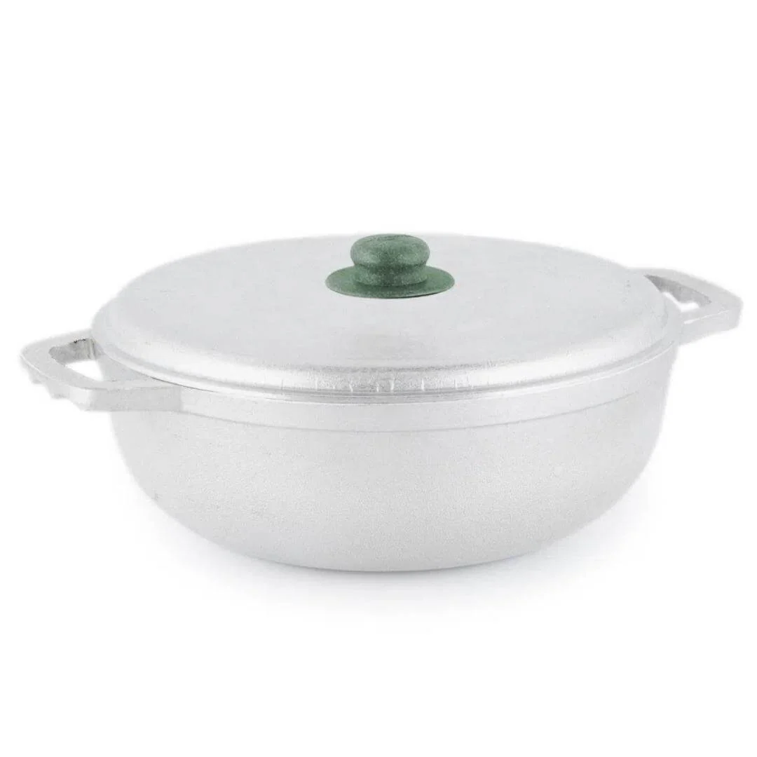 Caldero de Aluminio con Tapa de 4lb/30cm Universal C-97700 / PR-97700 Paila.