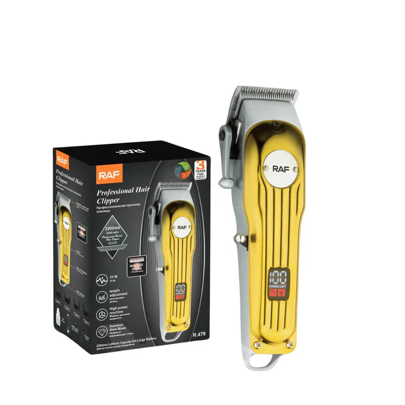 Cortadora De Cabello Eléctrica 10W Cuchillas De Acero Cable USB Incluye Peines. 110V/60Hz Cortadora Barbero R.479 - Image 2