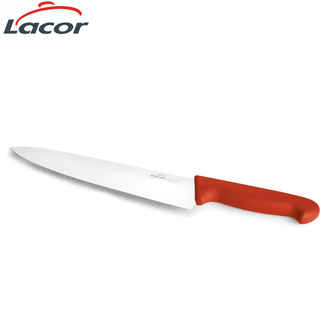 Cuchillo de Acero Inoxidable 10" Rojo Lacor ES-38311