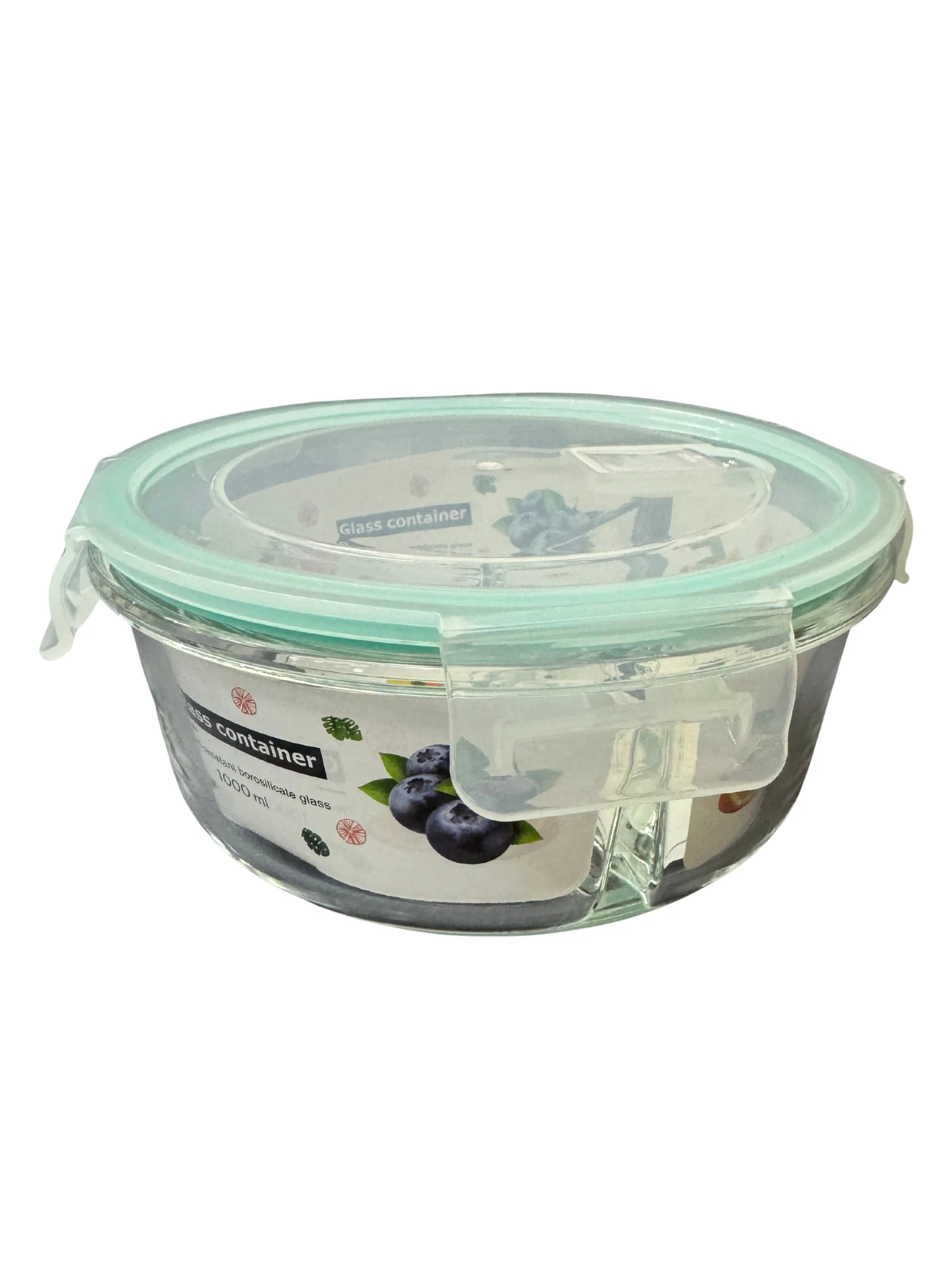 Envase de Vidrio con Tapa 1000ml 16767-15-3 Lonche. Lonchera. Vasija.