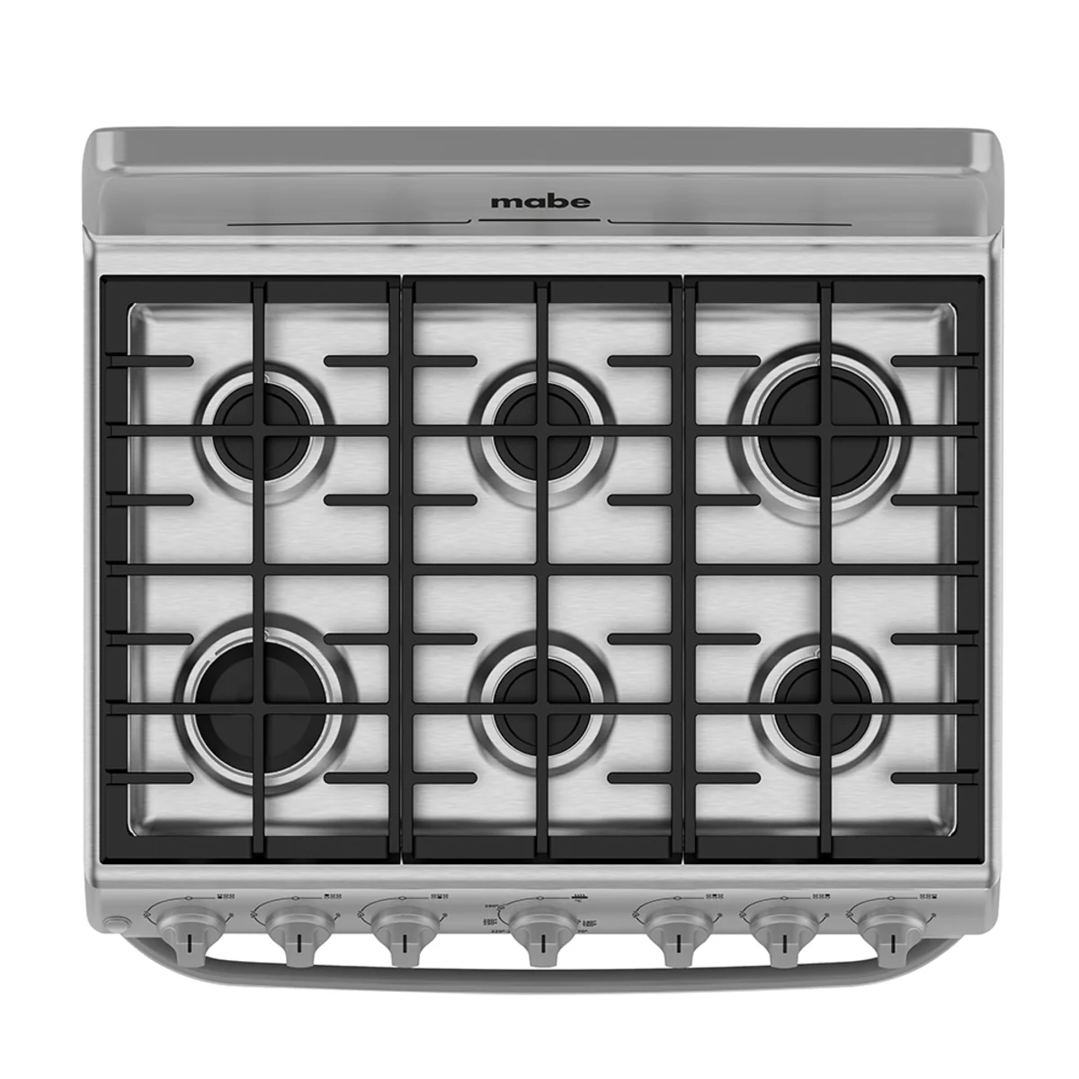 Estufa con Horno 30" 6 Quemadores a Gas en Acero Inoxidable Mabe CEM7641BSIS2 - Image 6