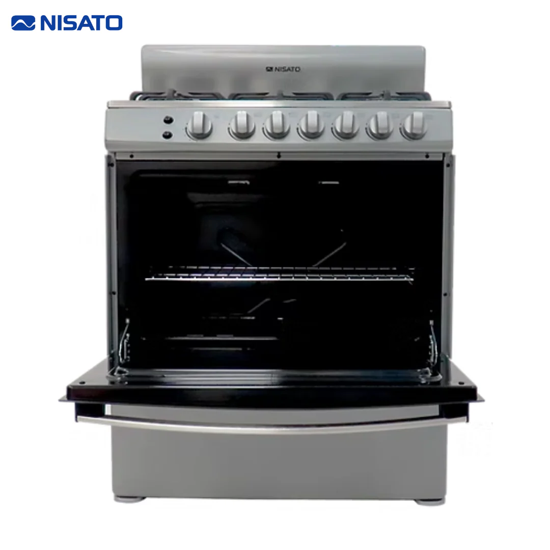 Estufa con Horno 30" de 6 Quemadores Acero Inoxidable Nisato NE-3037RNDM - Image 3