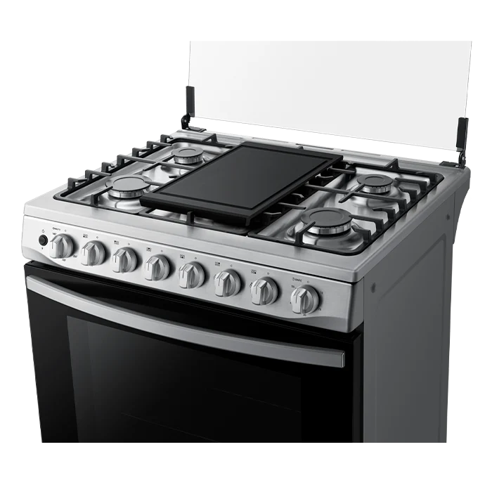 Estufa con Horno 6 Quemadores 30" a Gas Acero Inoxidable Easy Clean Samsung NX52T5511LS/AP - Image 5