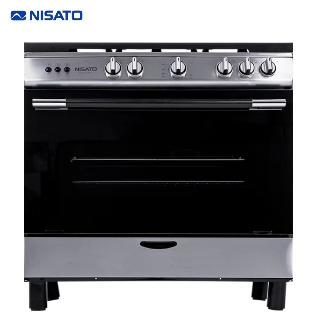 Estufa con Horno de 36" 5 Quemadores en Acero Inoxidable Nisato NPX-9061TV (A) - Image 2