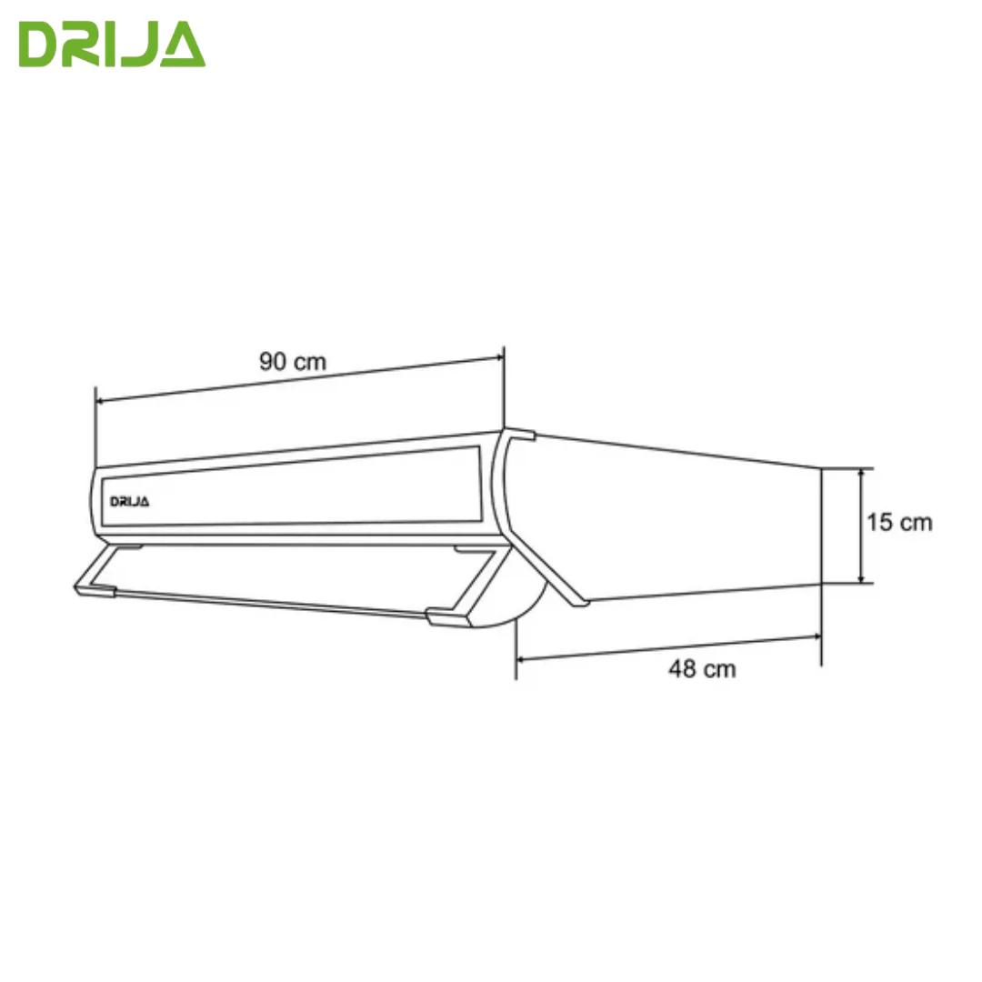 Extractor de Grasa Compatto 90 Acero Drija - Image 2