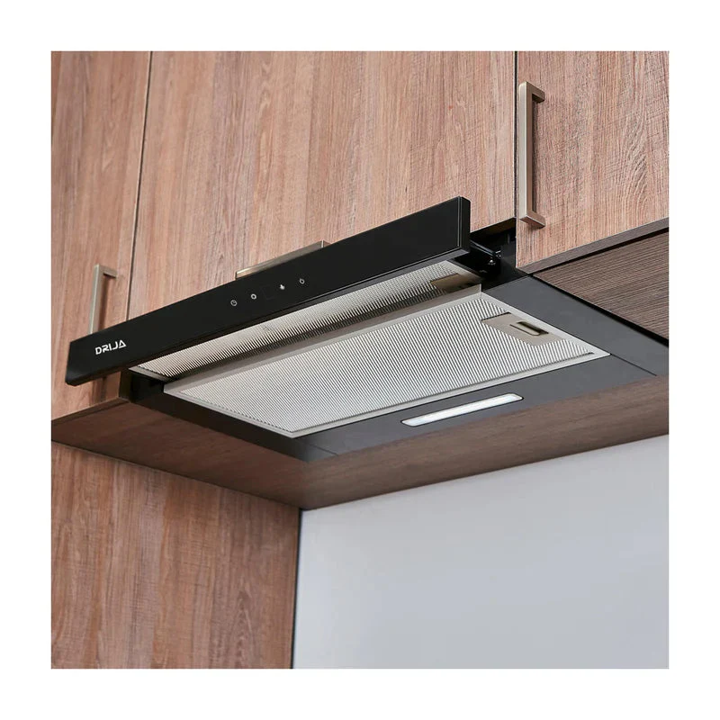 Extractor de Grasa Empotrable Negro Retractil Touch 60 Black Drija - Image 2
