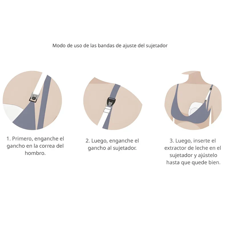 Extractor De Leche Eléctrico. Sacaleche Portátil 3 Modos. Bomba De Leche Manos Libres 40–300 Mmhg, Batería 1200 Mah USB Tipo C. LT573 - Image 4