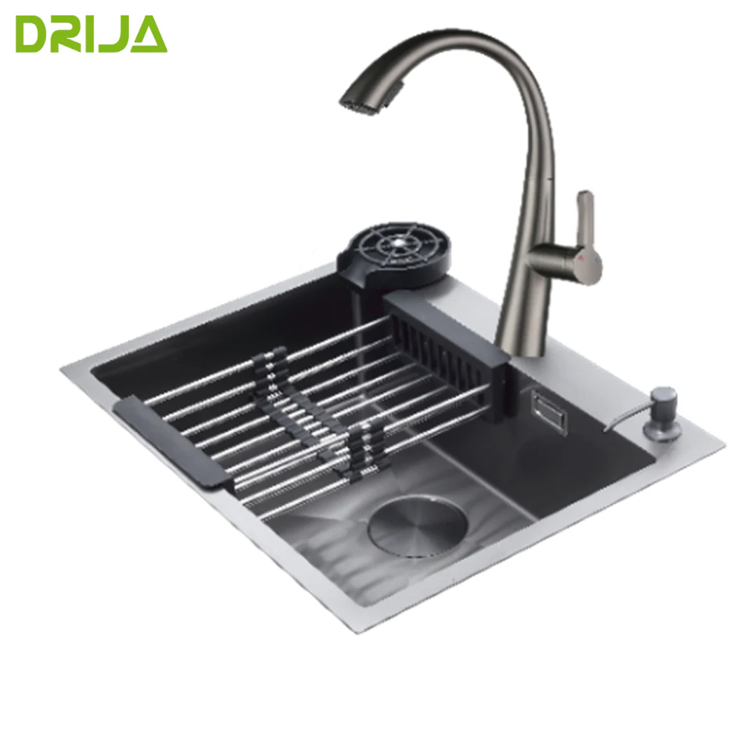 Fregador Bolonia 76 de Acero Inoxidable Satinado 304 Drija