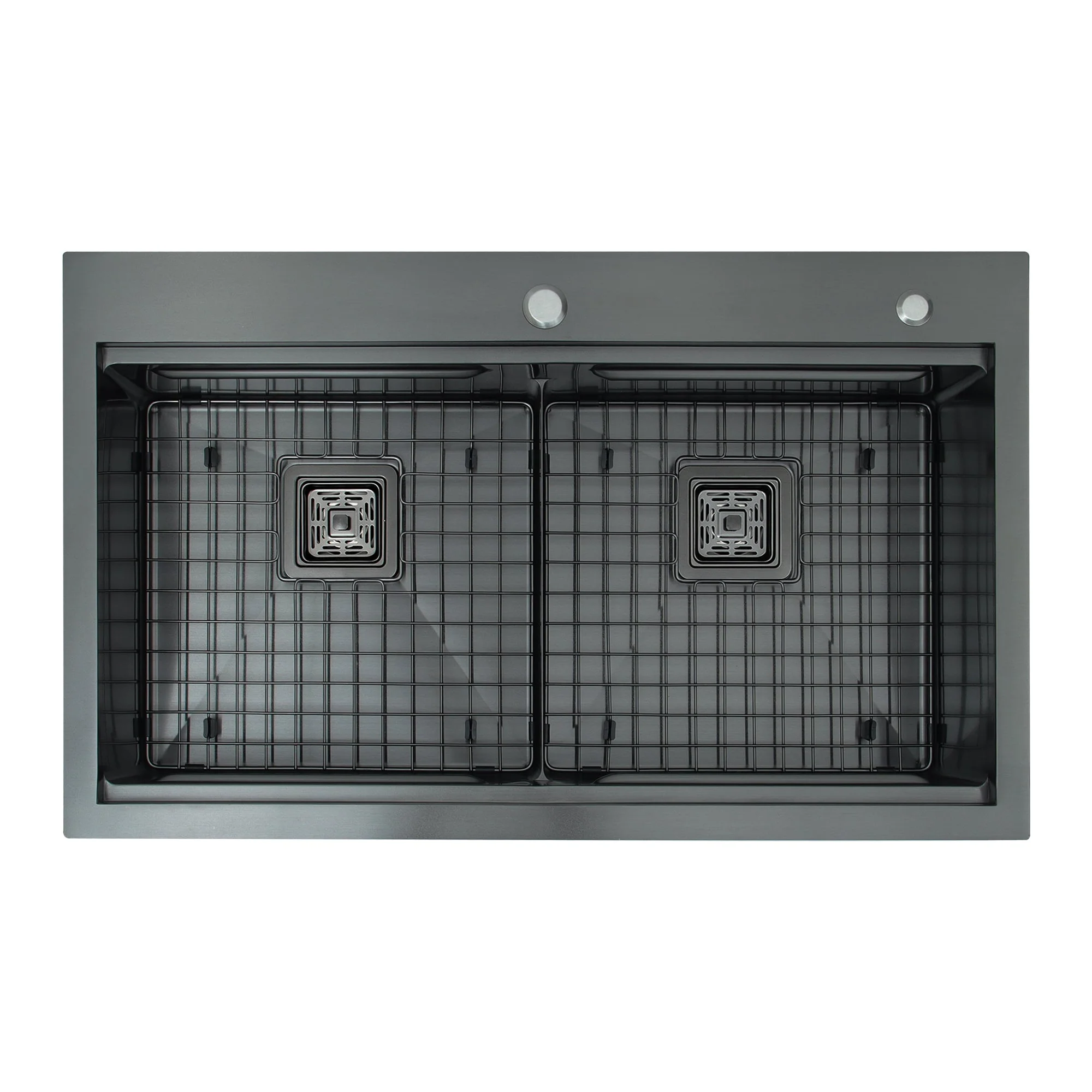 Fregador de 2 Tinas de Acero Inoxidable Negro Mate River-G Gasco - Image 10