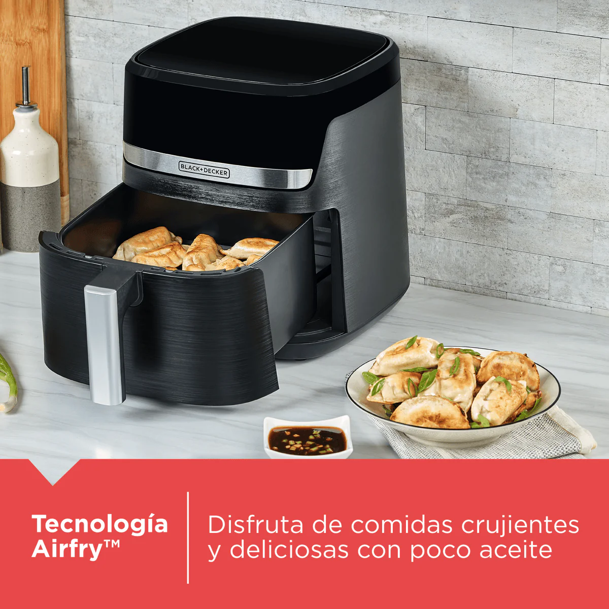 Freidora de Aire 4.4L Purifry Black and Decker AFBD42-1BDLA - Image 2