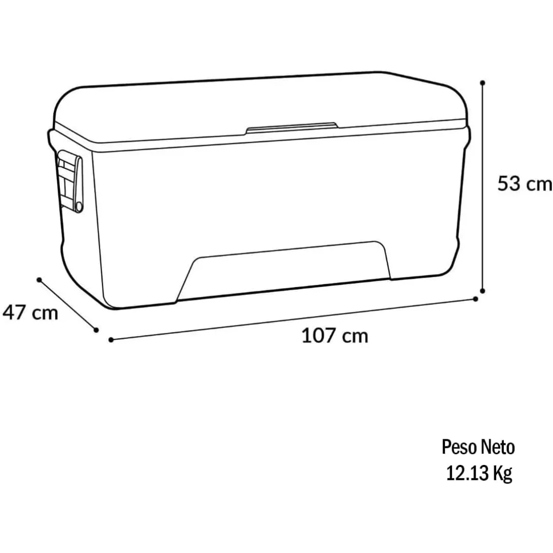 Hielera Cooler Igloo MaxCold 165QT Blanco Igloo 50048 - Image 5