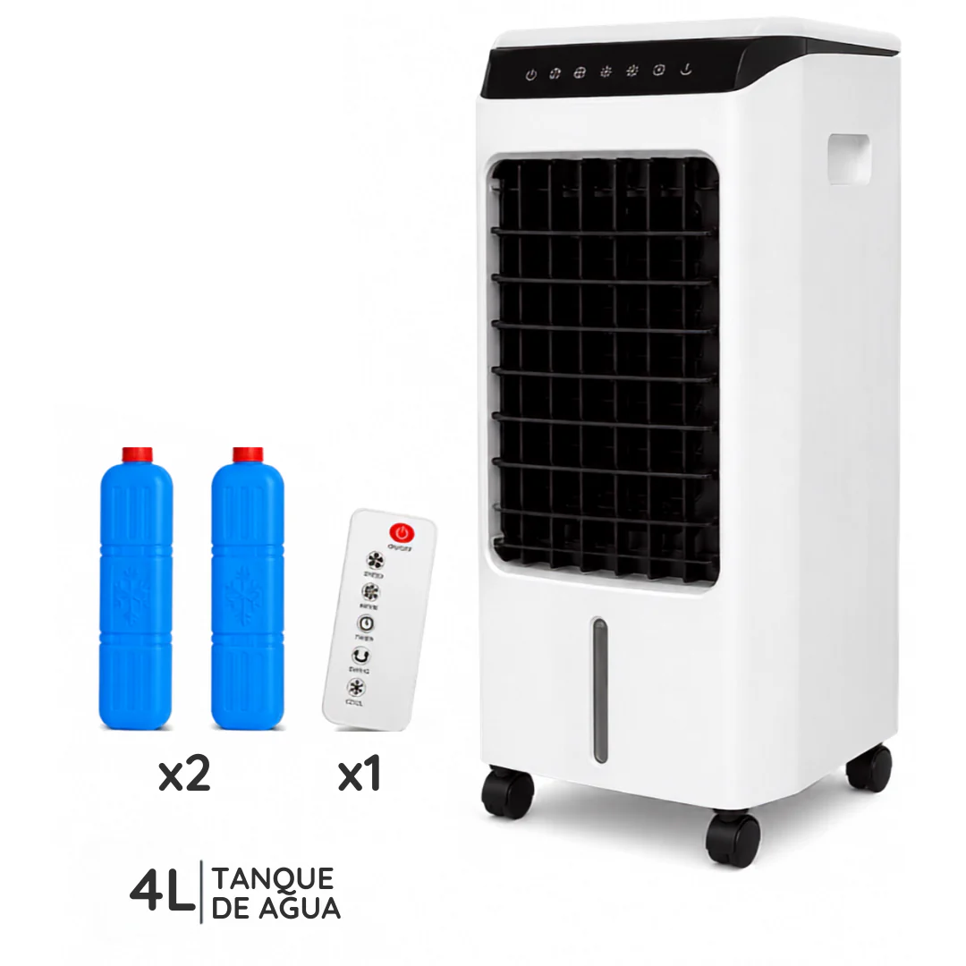 Enfriador de Aire Evaporativo Portátil con Control Remoto | Climatizador de Aire con Tanque de 4 Litros Homestar HS-KL08S - Image 2