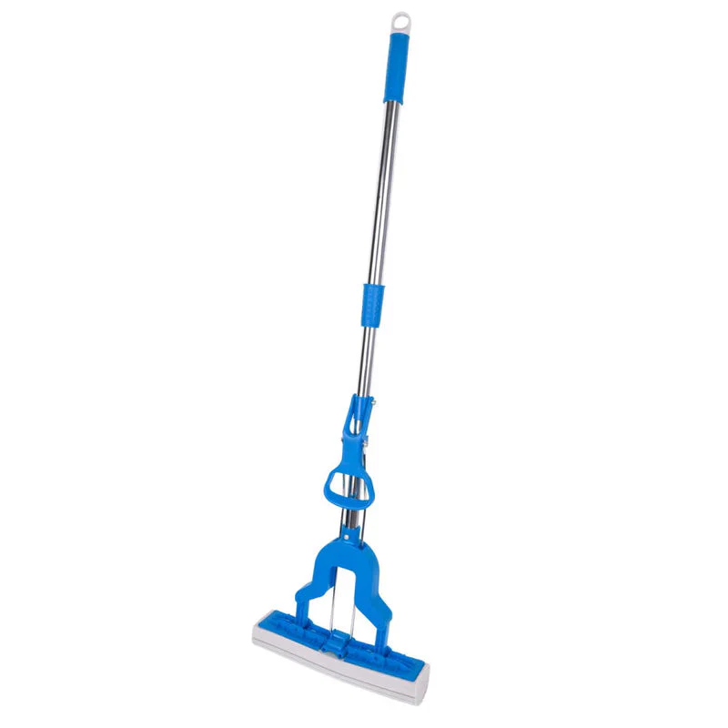 Lampazo Mopa De Esponja PVA Con Escurridor (27Cm). Trapeador Con Mango Telescópico 76–107Cm. Cabezal Reemplazable. GSA004