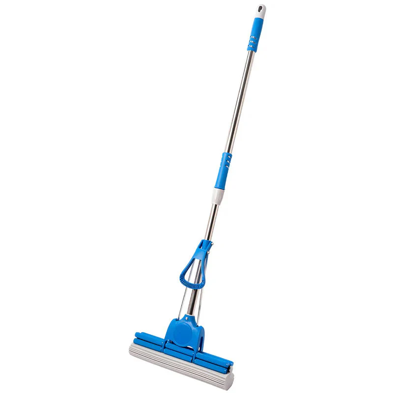 Lampazo Mopa De Esponja PVA Con Escurridor (33Cm). Trapeador Absorbente Con Mango Telescópico 88–115Cm. GSA034
