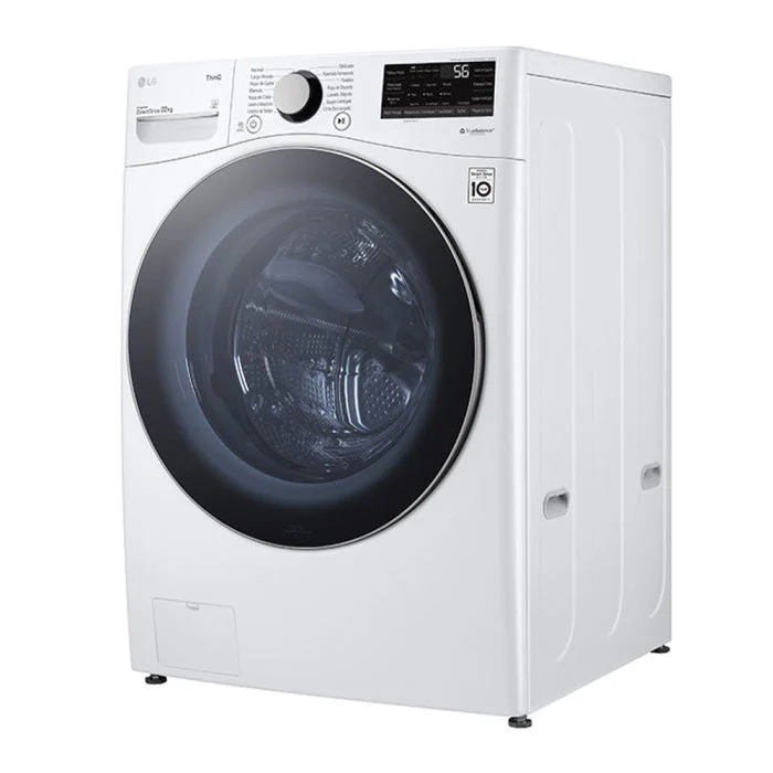 Lavadora Automática Carga Frontal 22kg ThinQ Steam TurboWash LG WM22WV2S6BR - Image 2