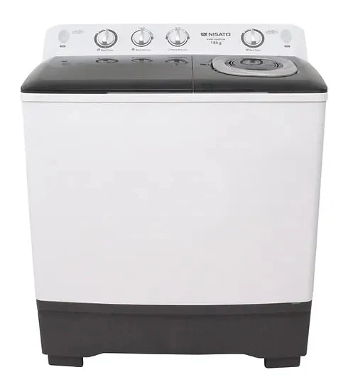 Lavadora Semi Automática de 18kg con Bomba Nisato NWM-1800PDM