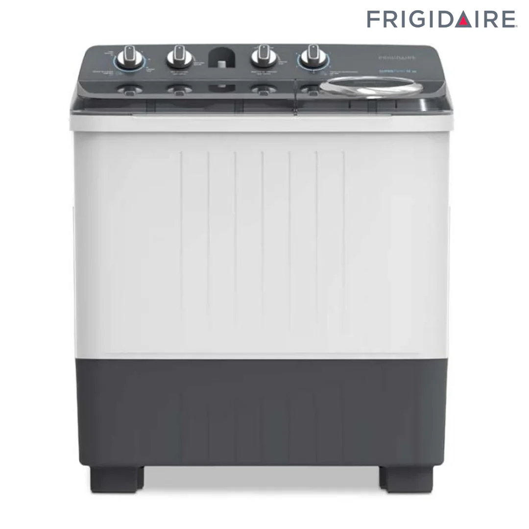 Lavadora Semiautomática Frigidaire 12 Kg Doble Tina con Bomba Blanca FWTM12M3BTW | Lavadora de Alta Capacidad