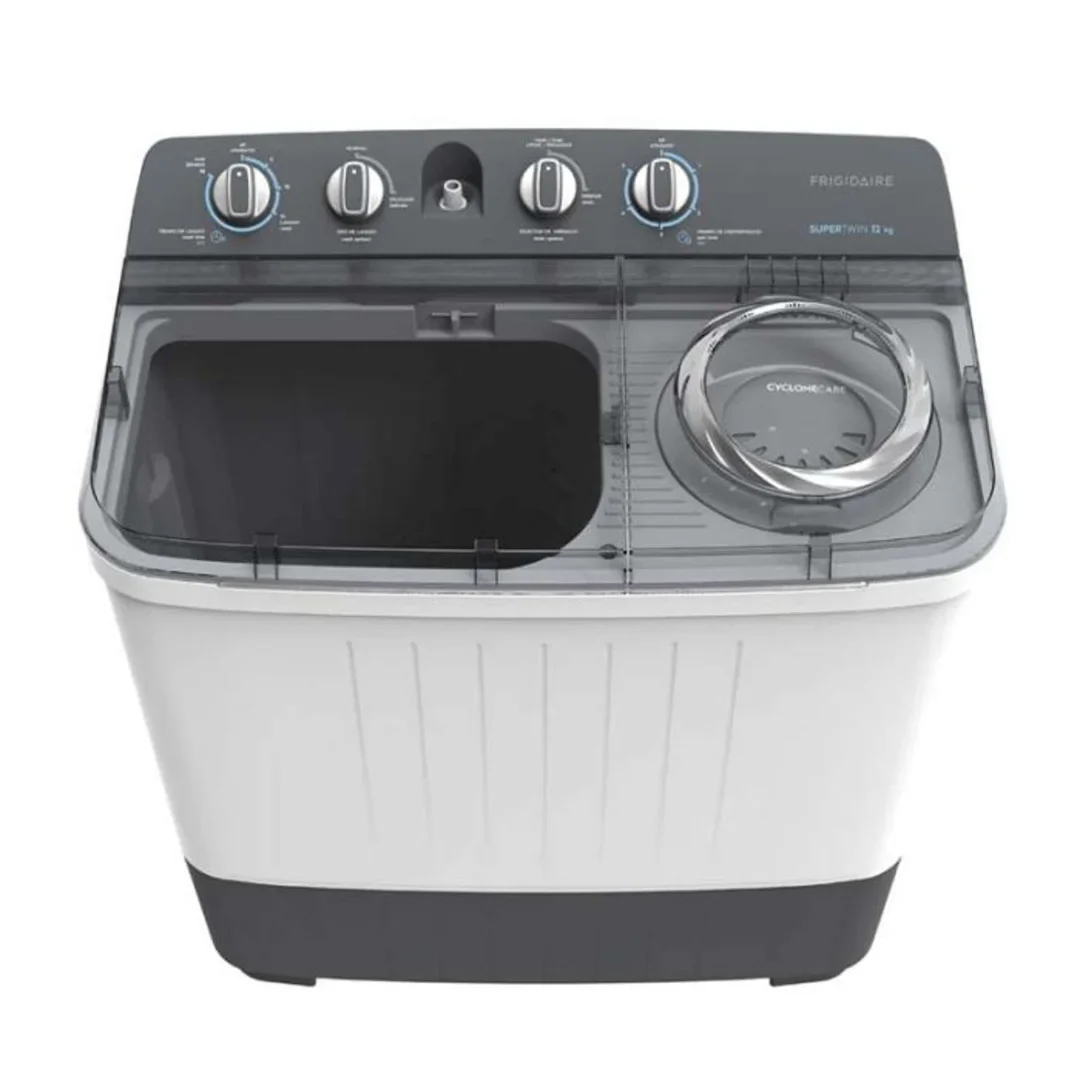 Lavadora Semiautomática Frigidaire 12 Kg Doble Tina con Bomba Blanca FWTM12M3BTW | Lavadora de Alta Capacidad - Image 3
