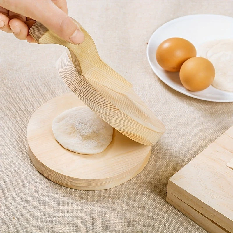 Pataconera Plana de Madera 11.5cm PT-005 Tostones. - Image 4