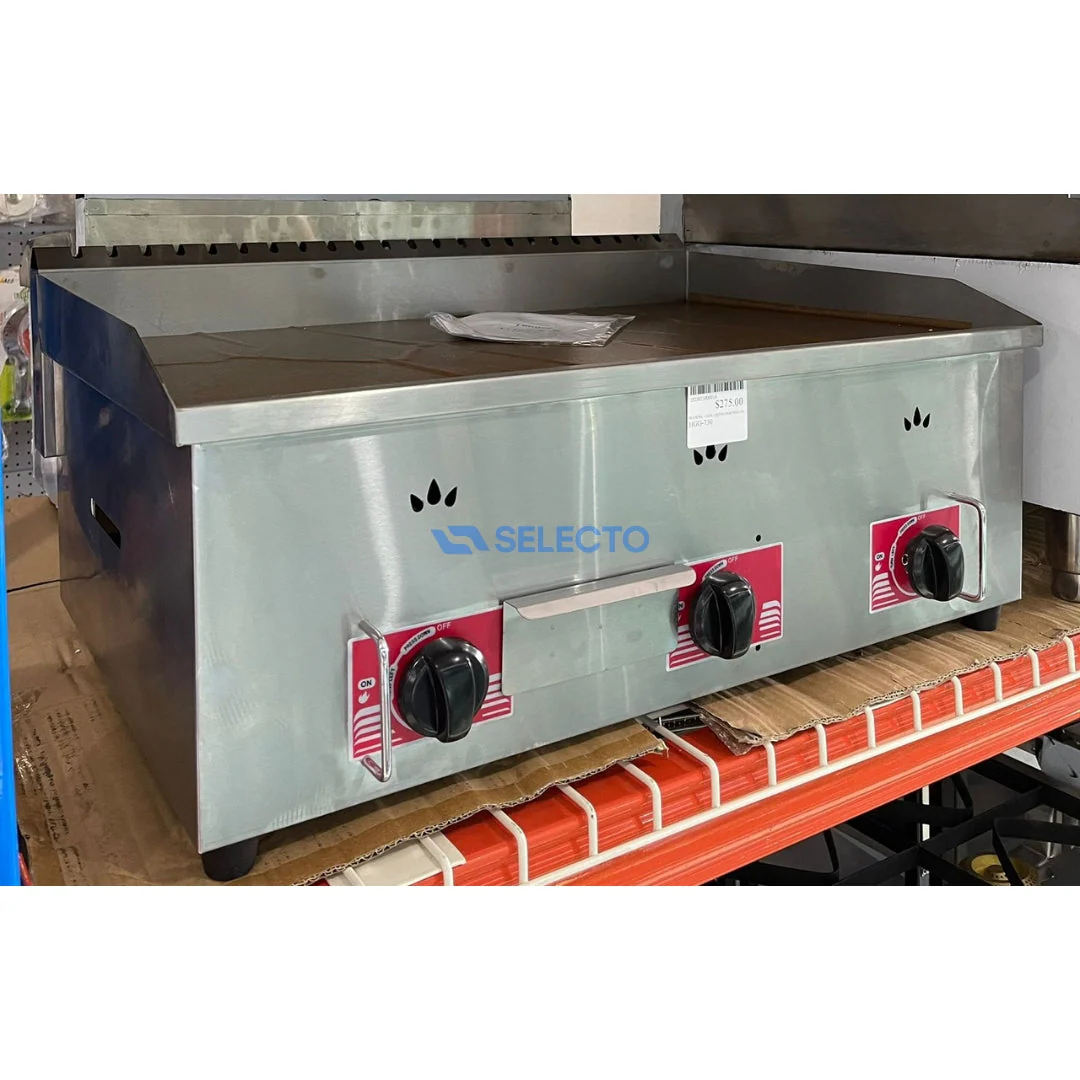 Plancha a Gas de Acero Inoxidable de 3 Quemadores 73cm HGG-730 - Image 3