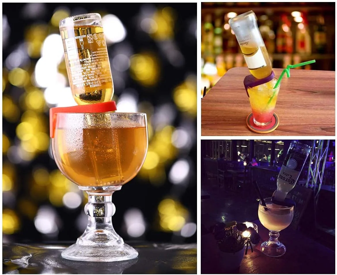 Clip para Cocktail Soporte para Botellas de Cerveza Plástico 5 Colores Disponibles 4.3 Diámetro - Image 6