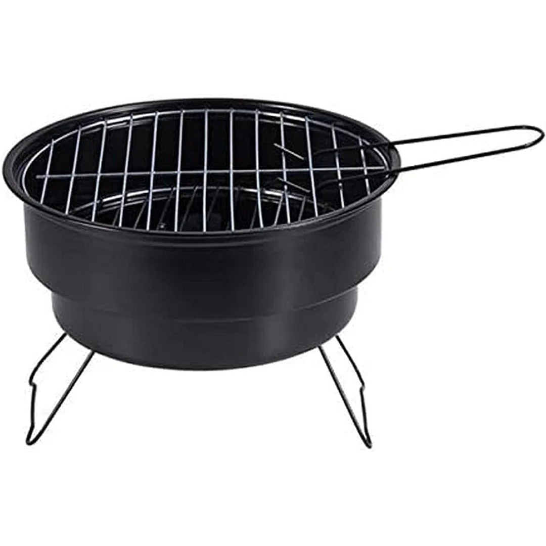 Mini Parrilla o Asador Redondo Portátil Metálica ALP-BBQ2718 - Image 2