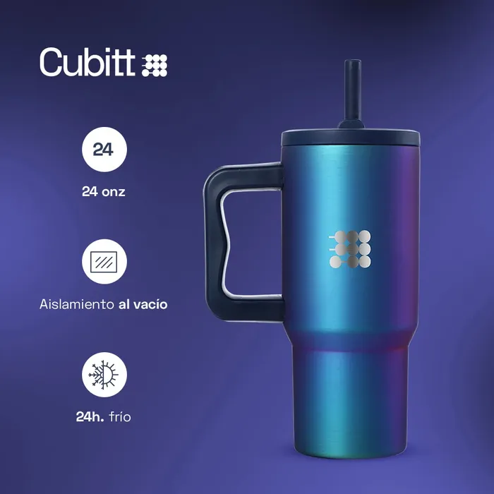 Mini Tumbler con Carrizo 24oz Cubitt CT-TUMBS6 Termo. - Image 2