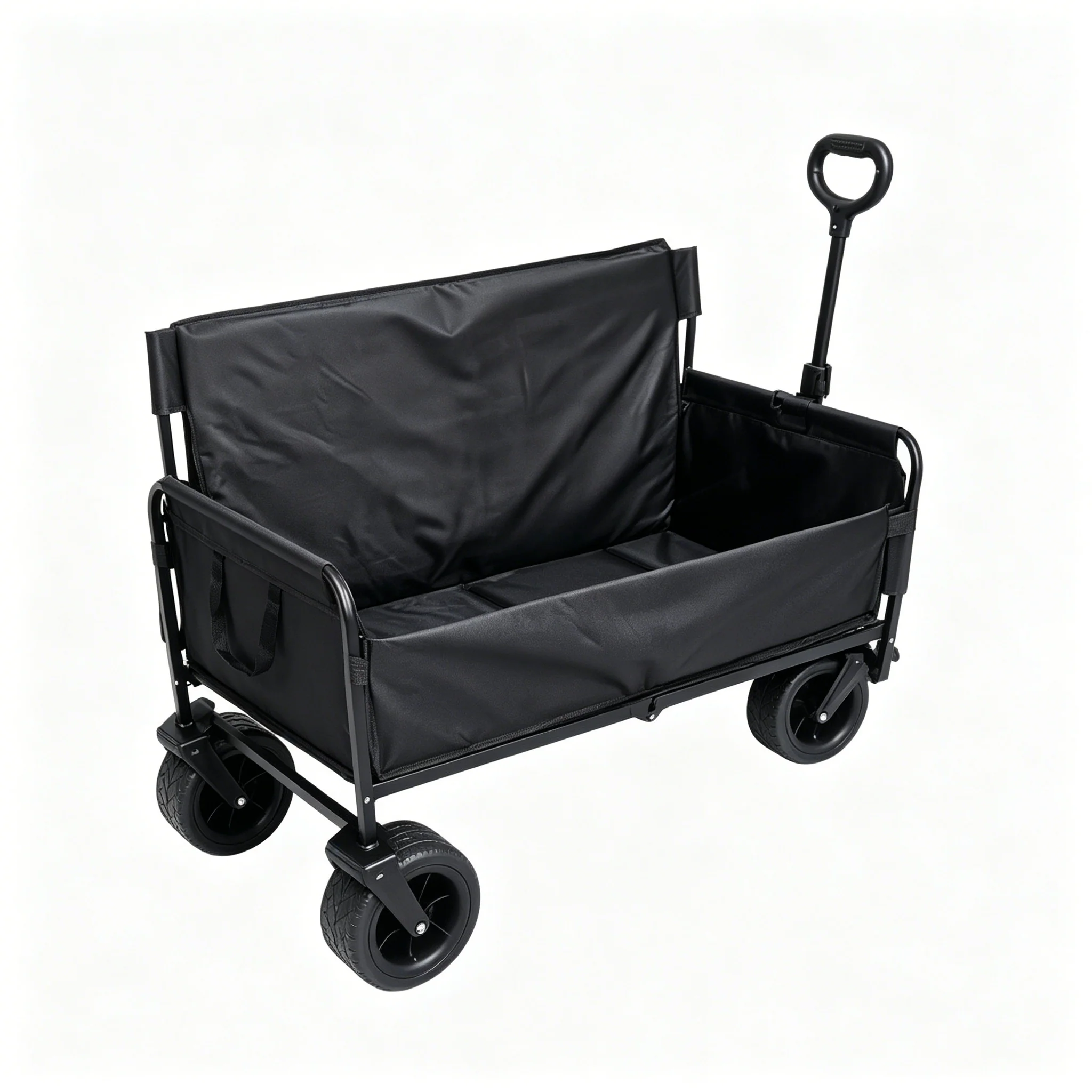 Carrito Negro Multiuso Plegable Extra Grande 90x50x70cm NVL51222067 - Image 2