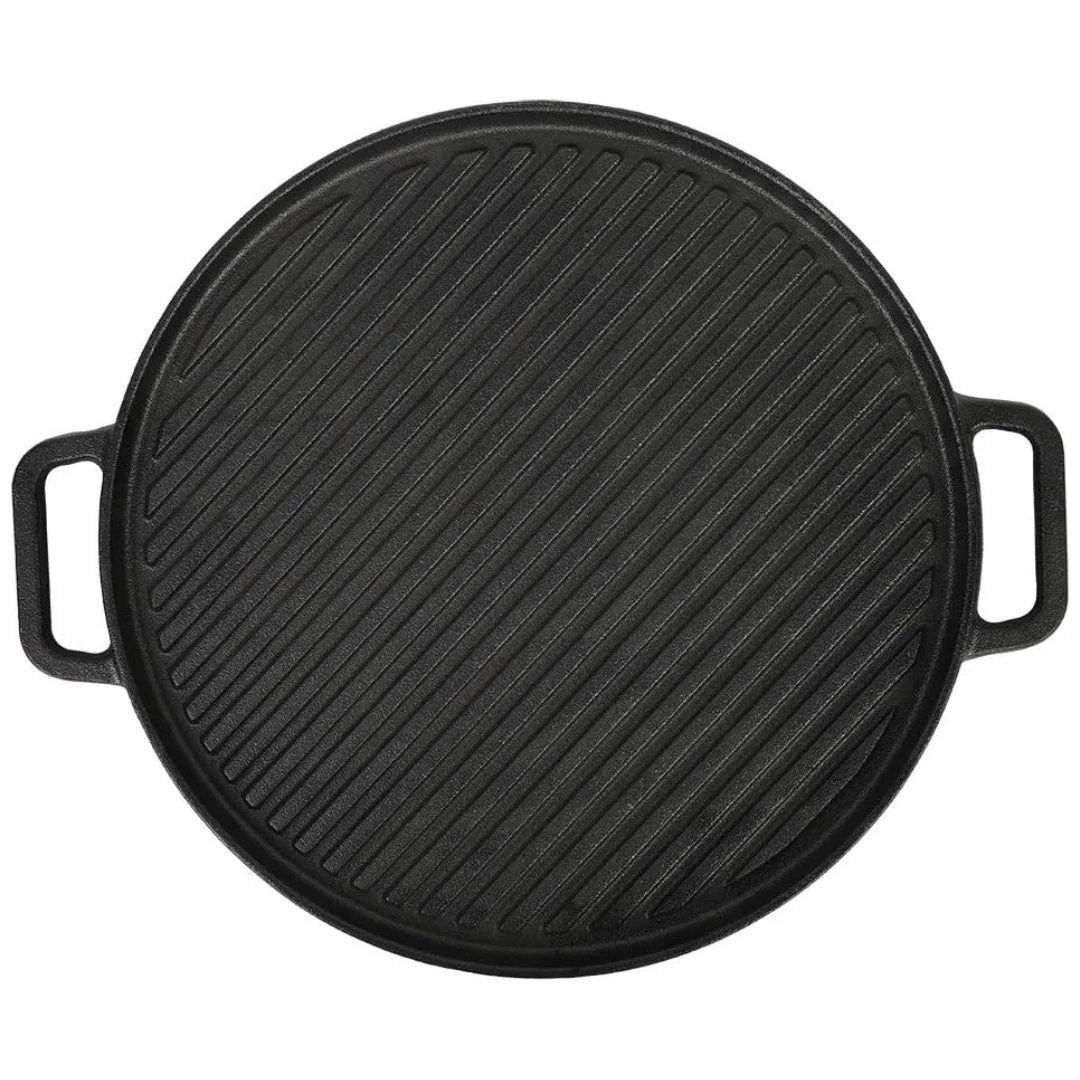 Parrilla Redondo de Hierro Fundido 31cm EP-DC31CM