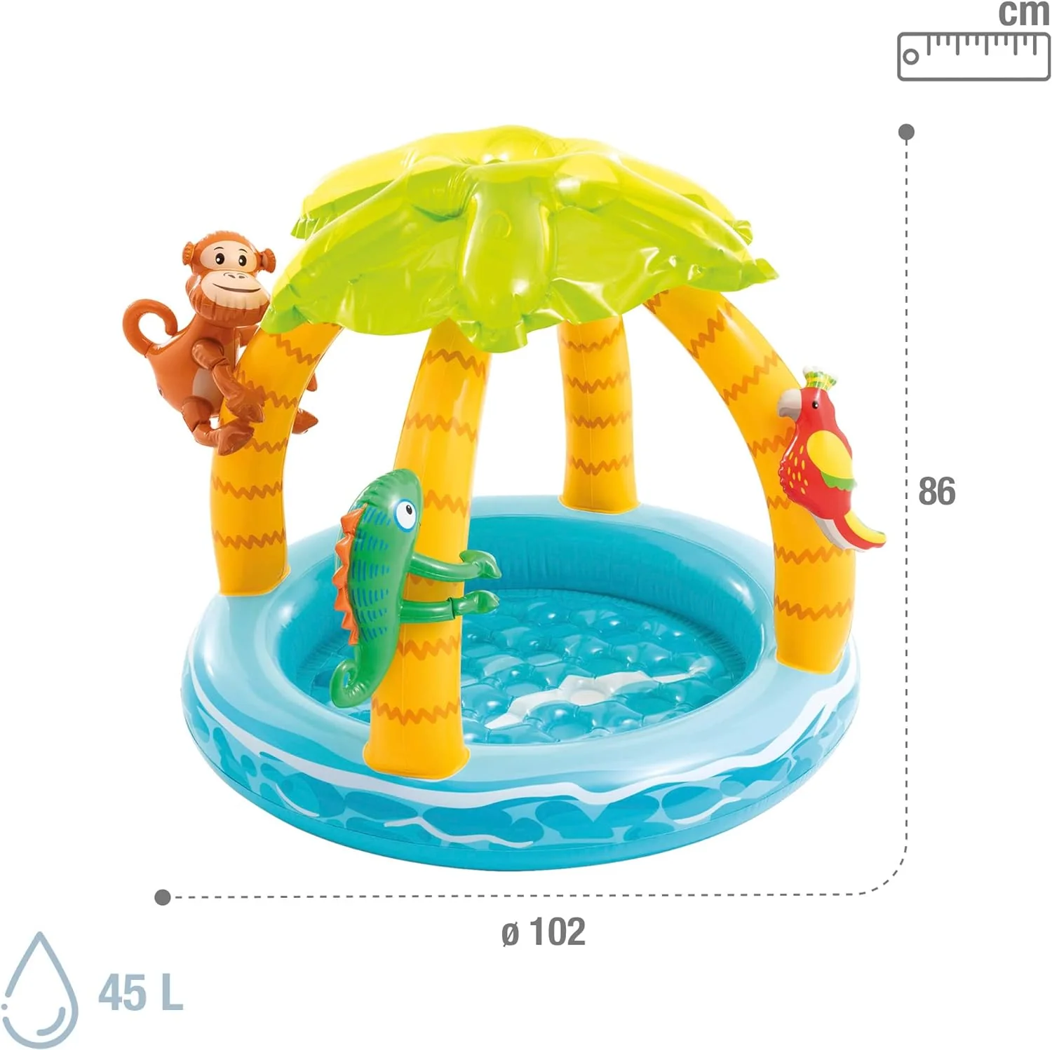 Piscina Inflable para Bebes Isla Tropical de 45 Litros Intex 58417-NP - Image 7