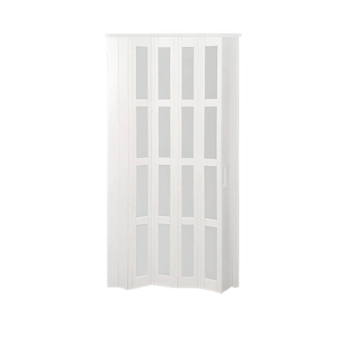 Puerta Plegable de PVC/Acrílico 1.06x2.03m 12mm Blanco 136-6001 - Image 2