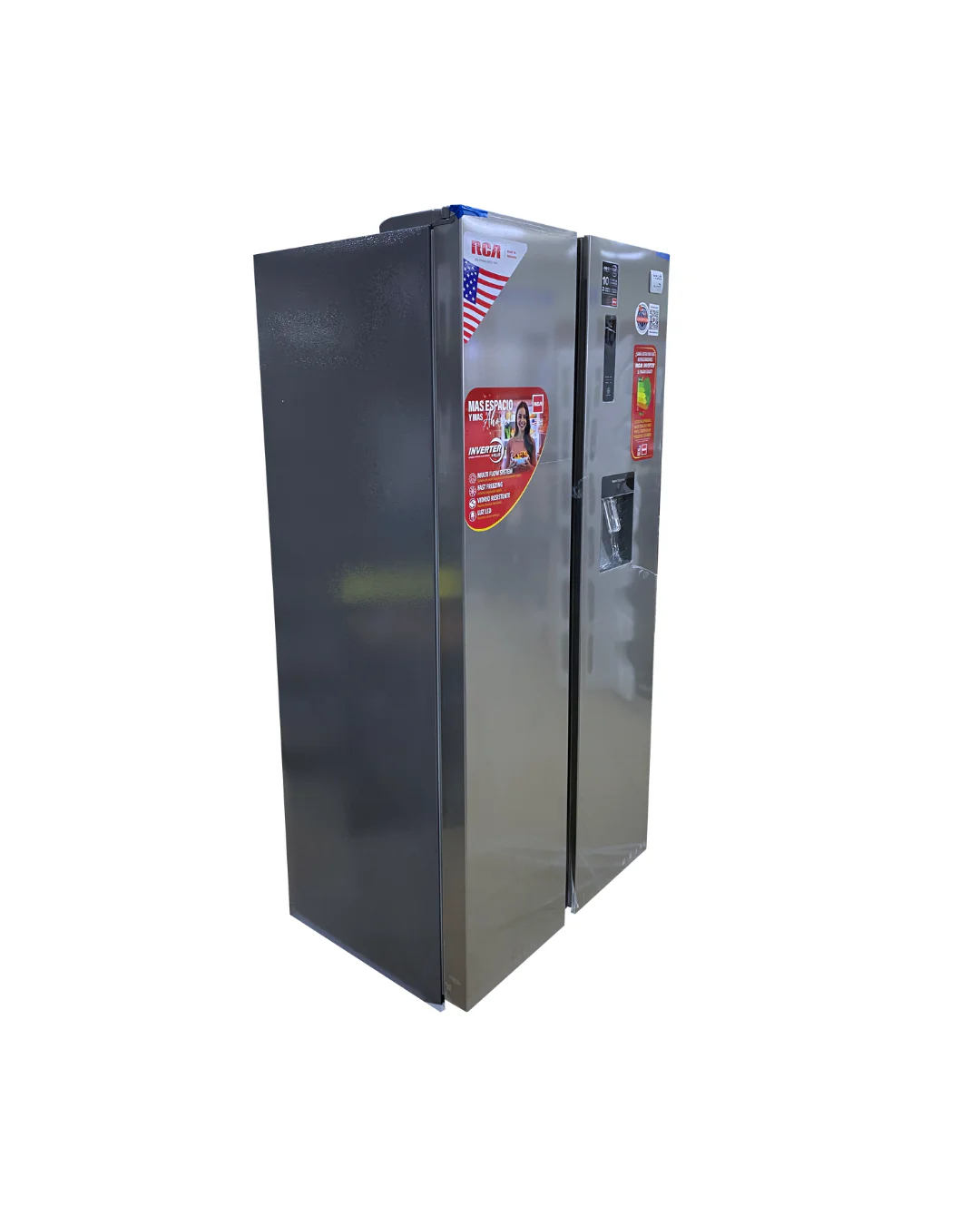 Refrigeradora 15p3 con Dispensador de Agua Inverter Acero Inoxidable RCA RCSS158INVWD - Image 3
